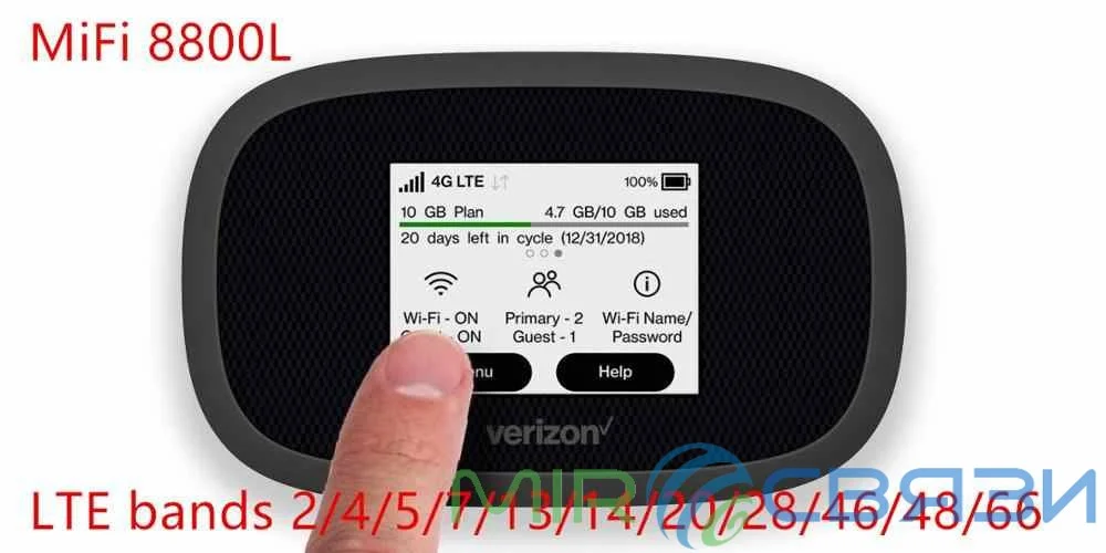 Novatel Inseego 8800L 3G/4G LTE MiFi роутер CAT18