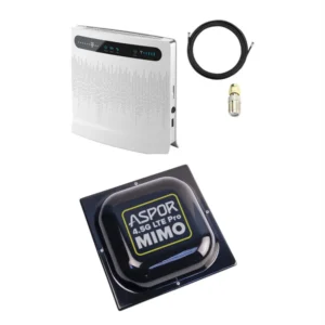 Комплект 4G Huawei B593s+антена MIMO Aspor T800 18дБ